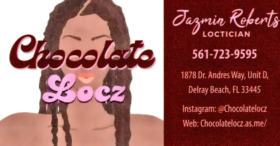 Business card for Chocolate Locz