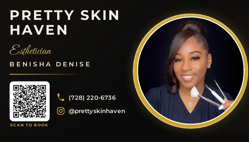 Business card for Pretty Skin Haven