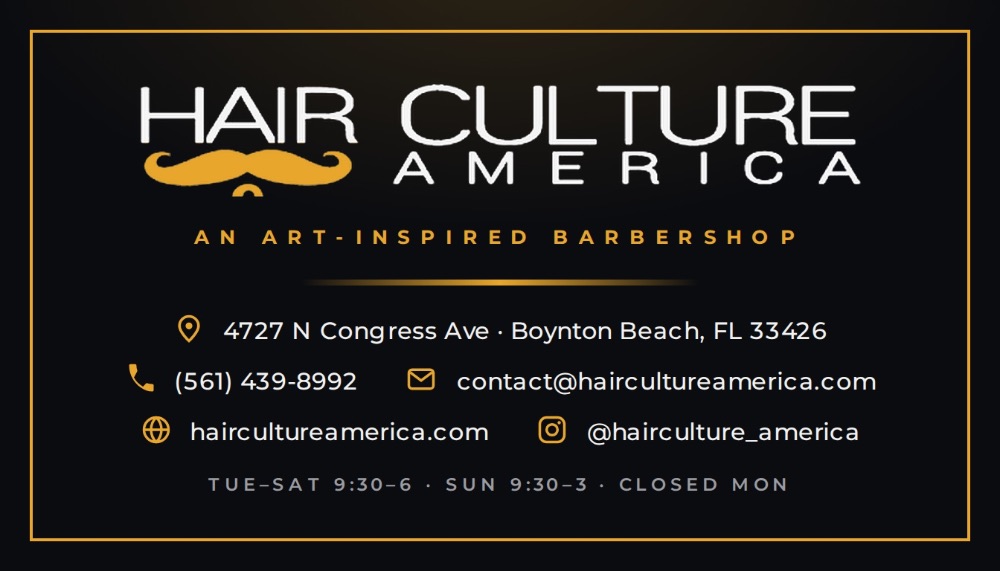 Business card for Hair Culture America