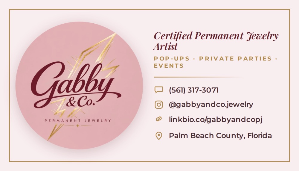 Business card for Gabby & Co.