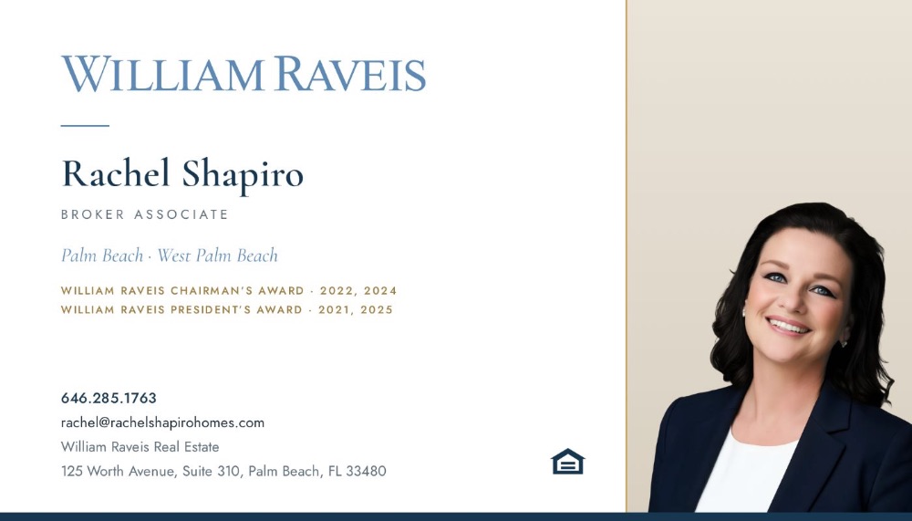 Business card for Rachel Shapiro - William Raveis Real Estate
