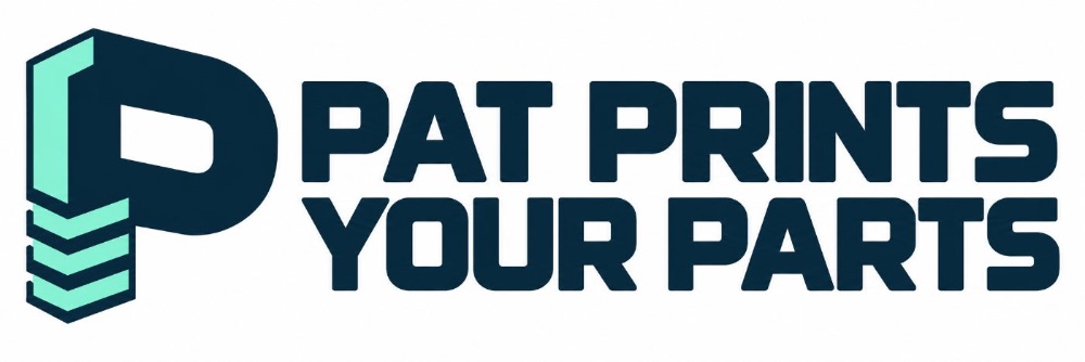 Business card for Pat Prints Your Parts in Boca Raton, FL
