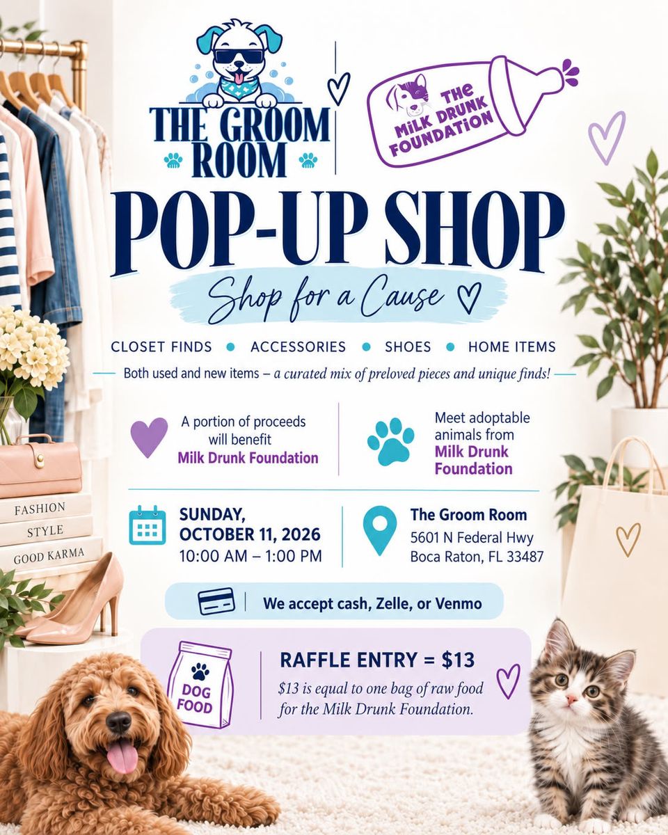 Flyer for Pop-Up Shop | Shop for a Cause